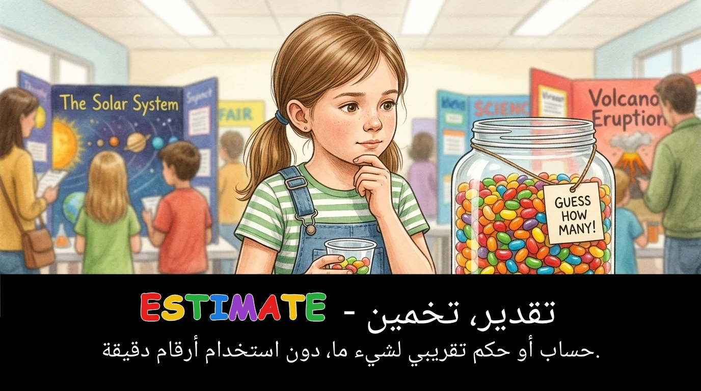 Arabic Illustration for estimate